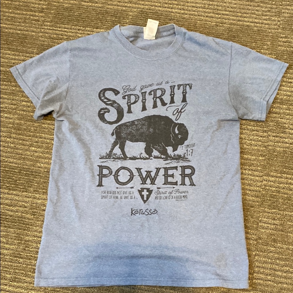 Gildan Blue Short Sleeve Tee Graphic Design